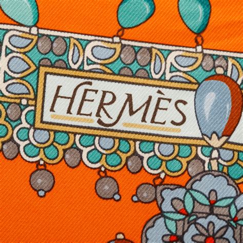 Hermès Parures des Maharajas Scarf w/Box 